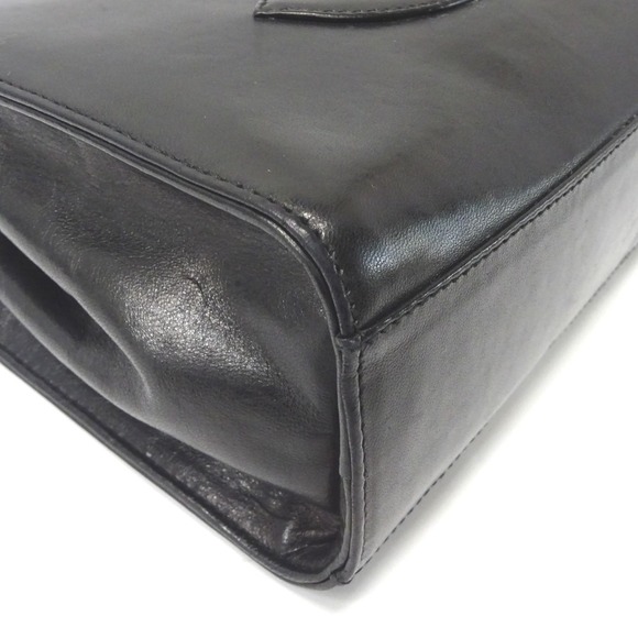 CHANEL Chain Shoulder Bag Deca Coco Mark Lambskin Black - Picture 7 of 16